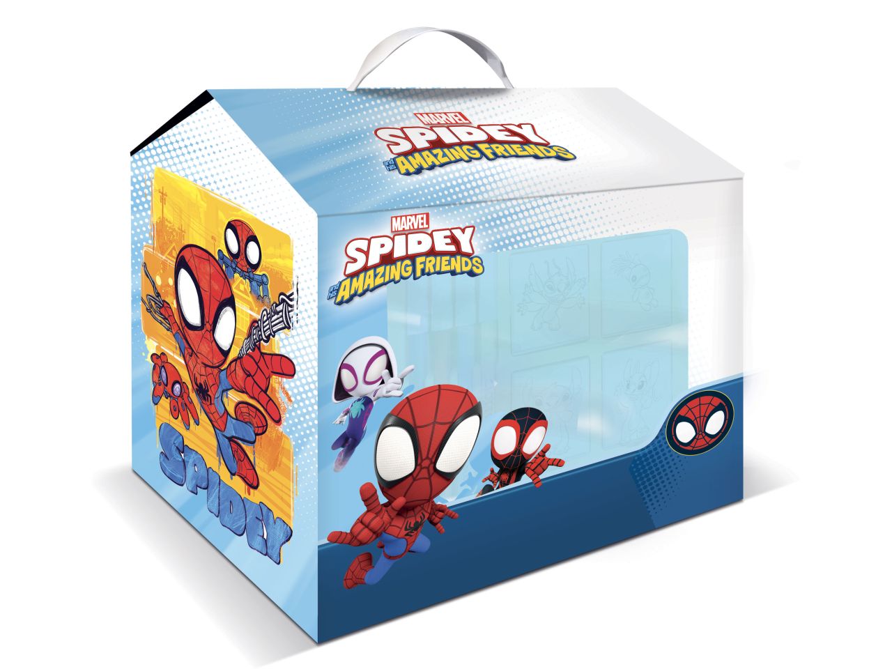 Spidey and his amazing friends casetta con 36 colori