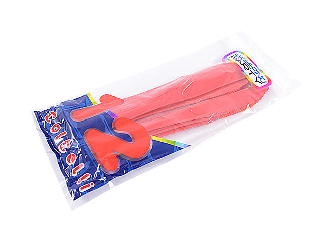 Coltello rosso 12 pezzi 8569