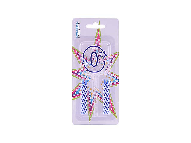 Candelina blu n.0 0000