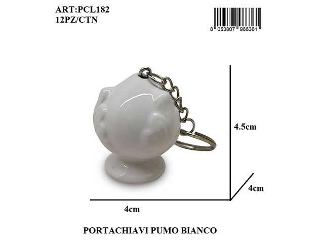 P.CHIAVI POMO BIANCO PCL182