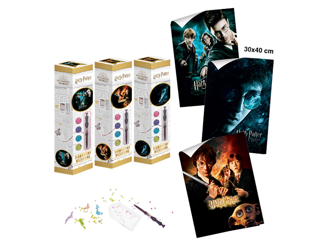 Harry potter diamantiny wizarding art medium assortito
