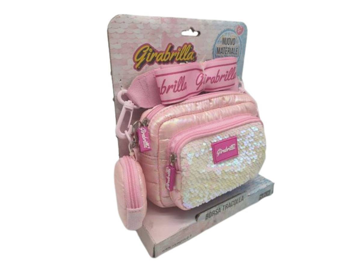 Girabrilla puffer borsa pochette assortito