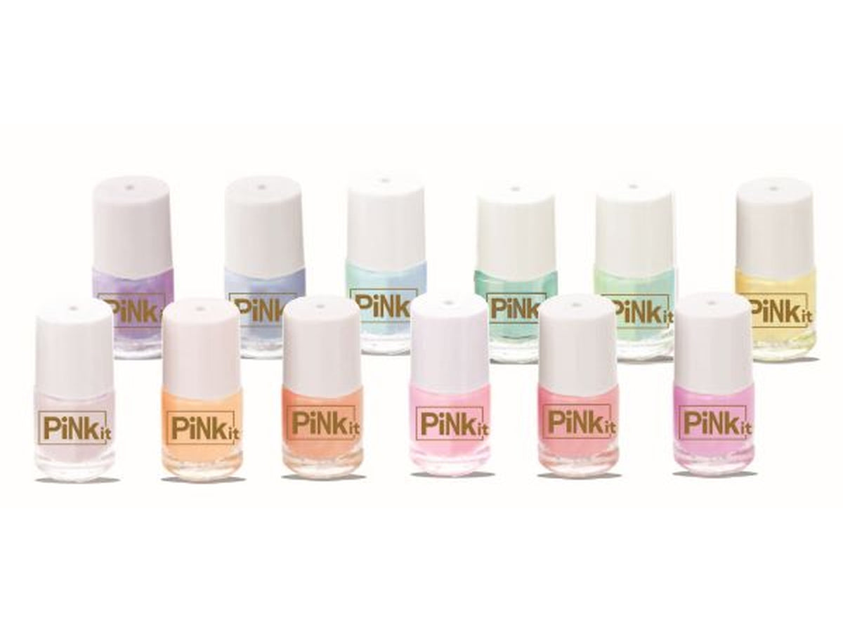 Pink It Rainbow Nails