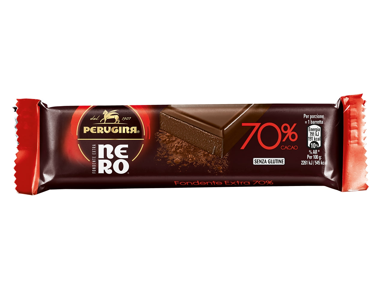 Perugina nero barretta fondente 70% 35gr