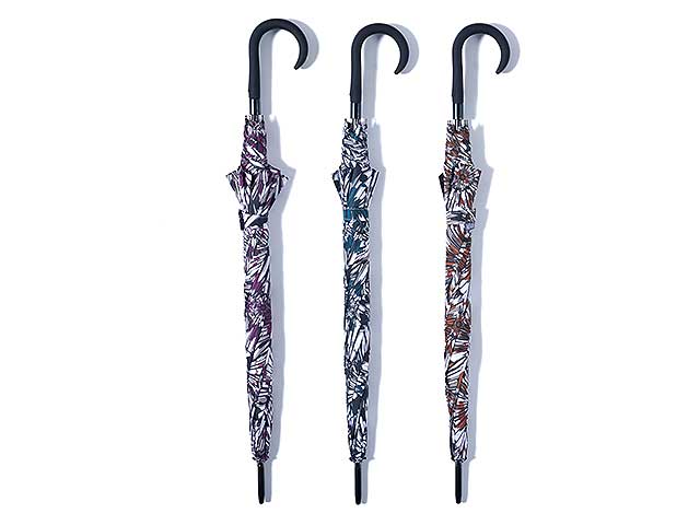 Ombrello pongee pois d/aut.8312/0