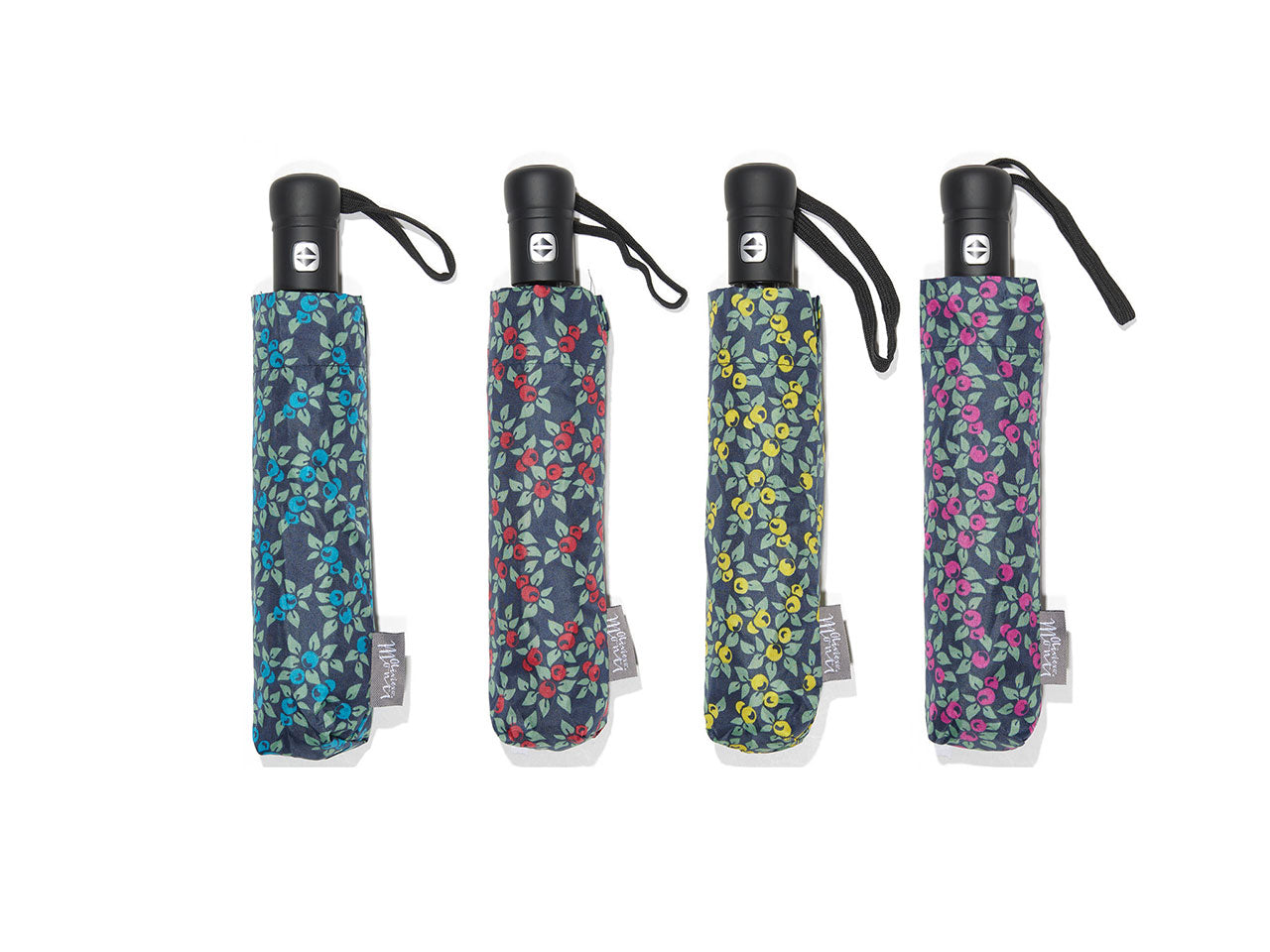 Ombrello da pioggia tascabile donna antivento fiorellini in 8 colori assortiti â Gallotti