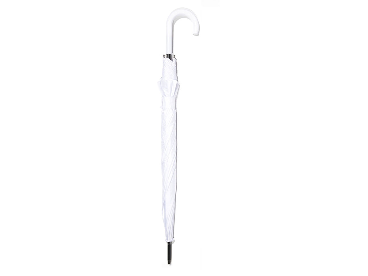 Ombrello pongee automatico bianco