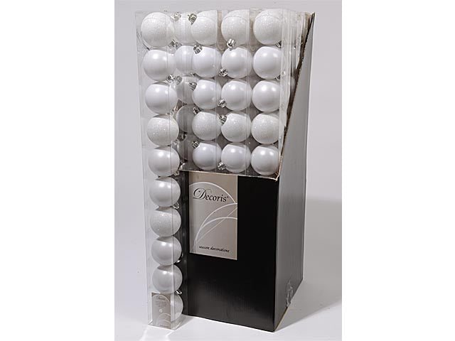 Sfera 10 pezzi 6cm bianche 020174