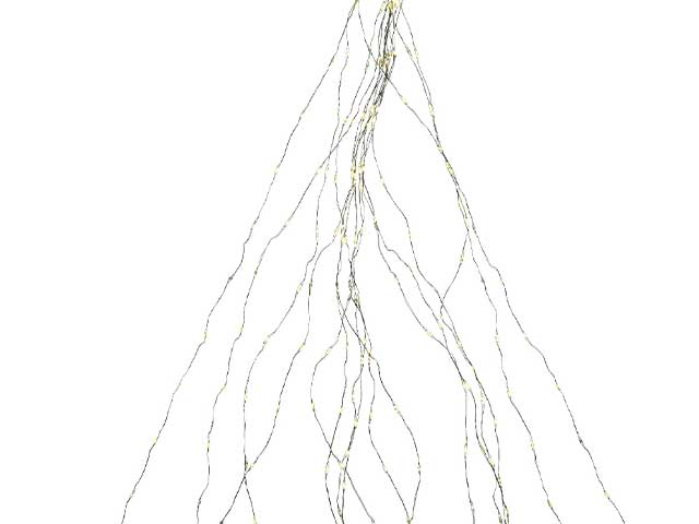 Mantello luci 832led bianco caldo effetto lampeggiante h.240cm per uso interno/esterno