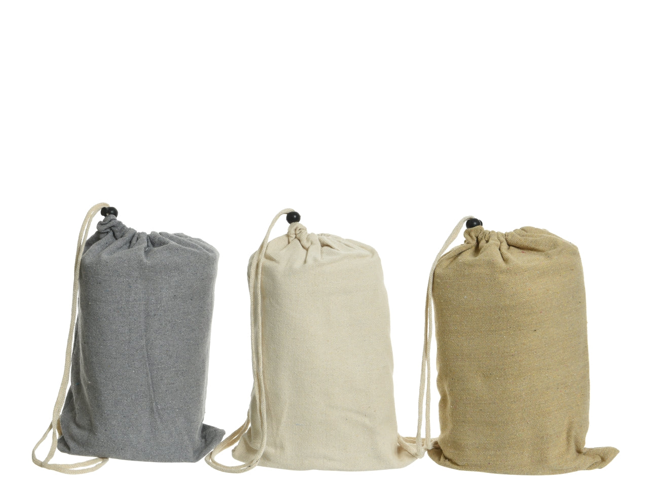 Amaca da giardino in cotone, boho, con sistema di fissaggio a corde e sacca per il trasporto inclusa, 100x200 cm, altezza 290 cm, 3 colori disponibili - Kaemingk