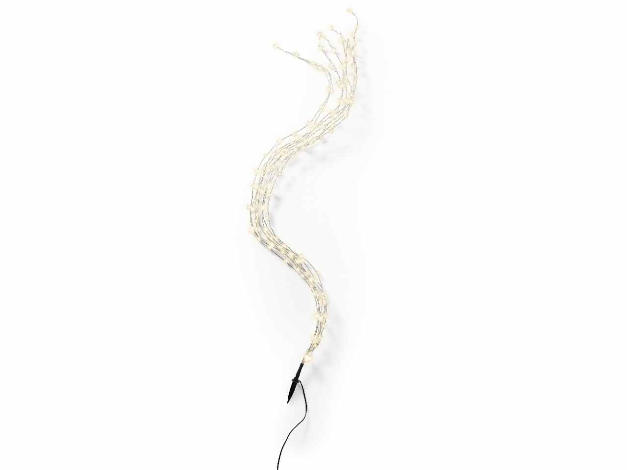 Catena luci 160 micro led 1metro bianco caldo uso esterno $