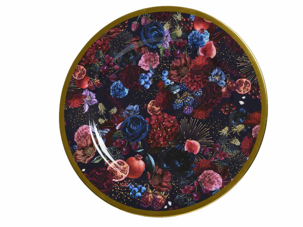 Sottopiatto d.33cm con bordo oro