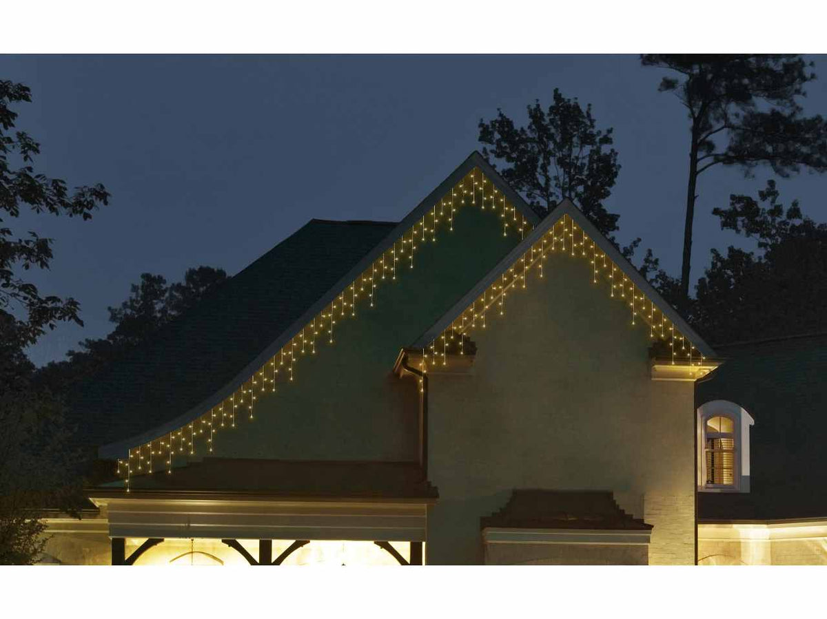 Tenda 259led bianco caldo 11metri con 8 funzioni uso esterno