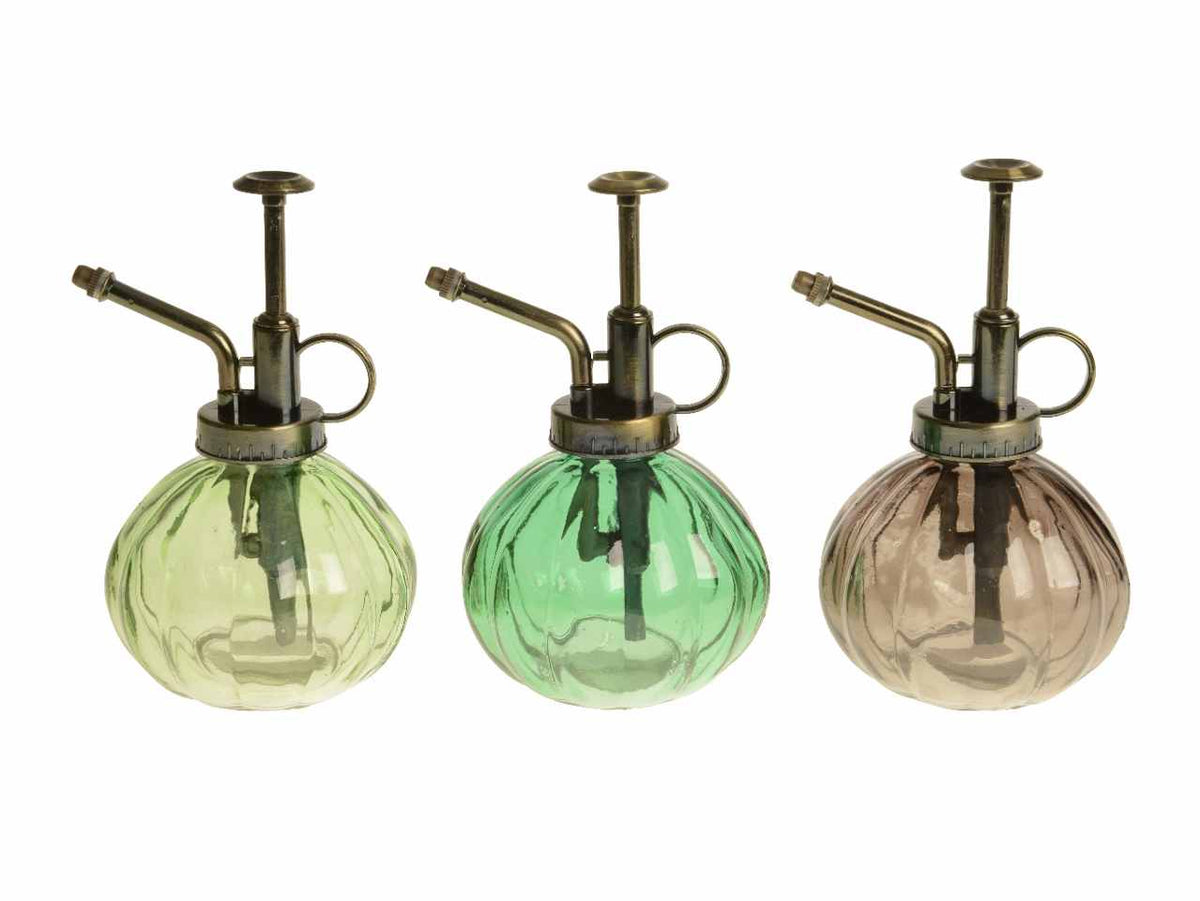 Spruzzatore decorativo in vetro 3 colori assortiti 10xh.15cm