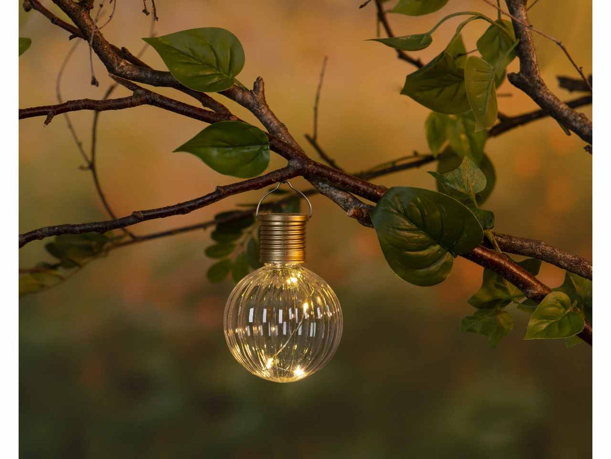 Luce solare rotonda da giardino in plastica capacitÃ  della batteria 40mah tensione 1,2v colore del led bianco caldo emissione luminosa 1lm 4 led pannello solare 2 v tipo di led microled autonomia 6 ore con inerruttore d.8xh.11cm