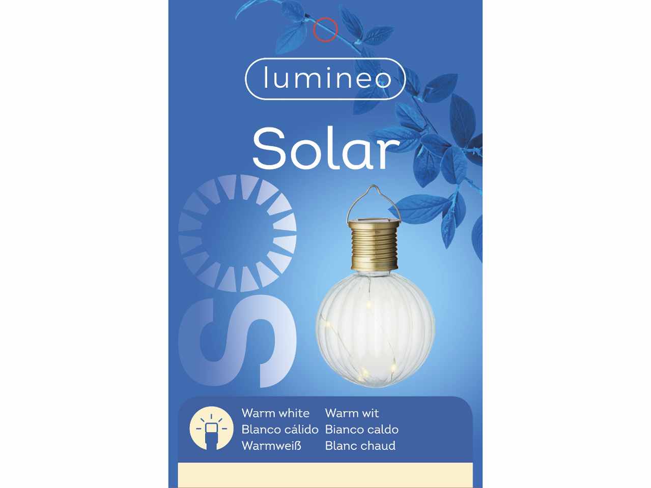 Luce solare da giardno rotonda in plastica batteria da 40mah tensione 1,2v led bianco caldo emissione luminosa 1lm autonomia 6 ore con interruttore d.8xh.11cm