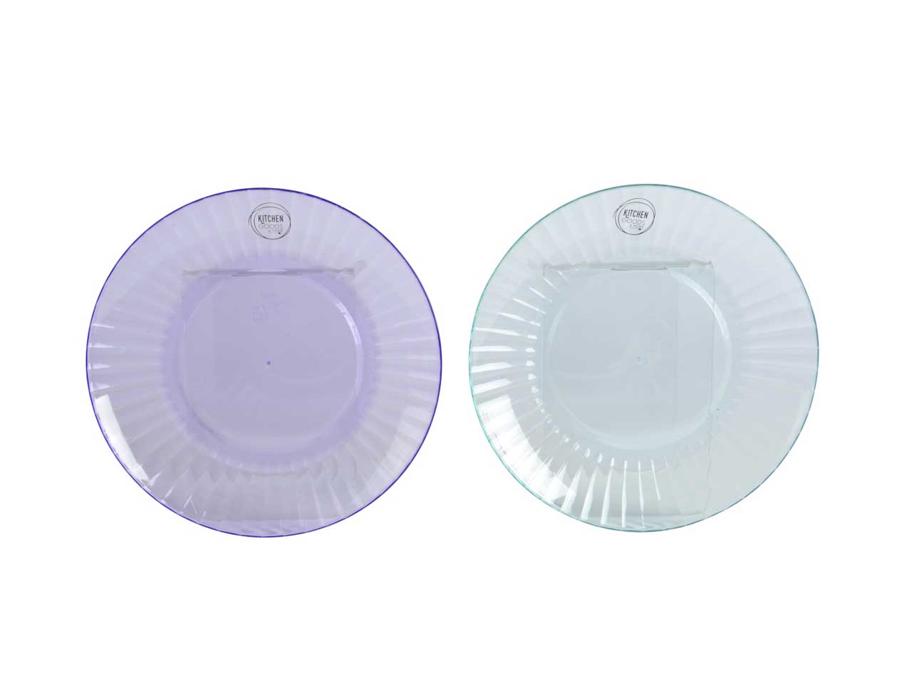 Piatto in plastica diametro 20cm - disponibile nel colore lilla o celeste