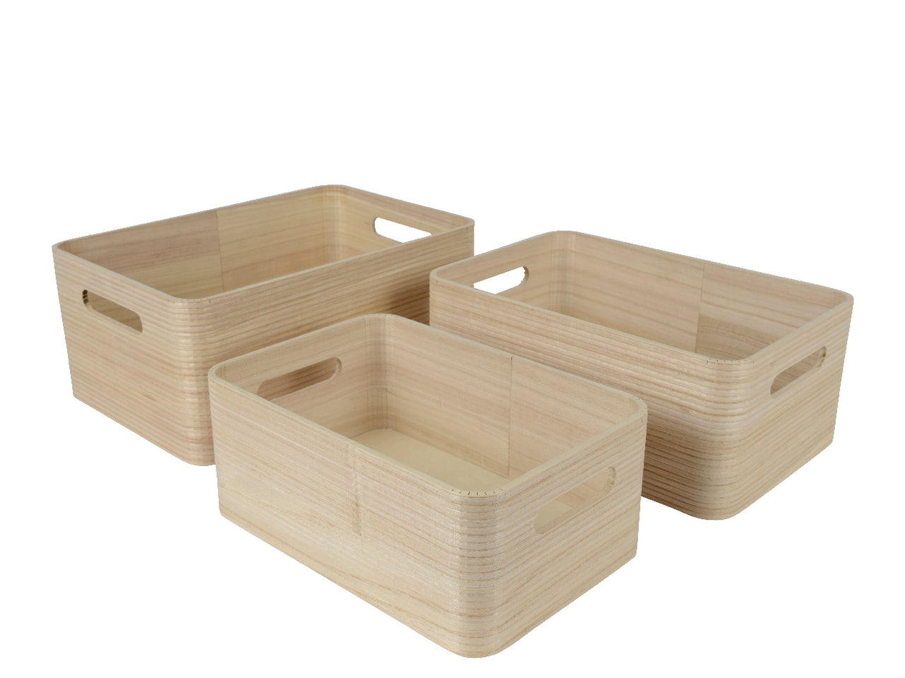 Contenitore in legno di paulownia misure 29x23cm x altezza 14cm