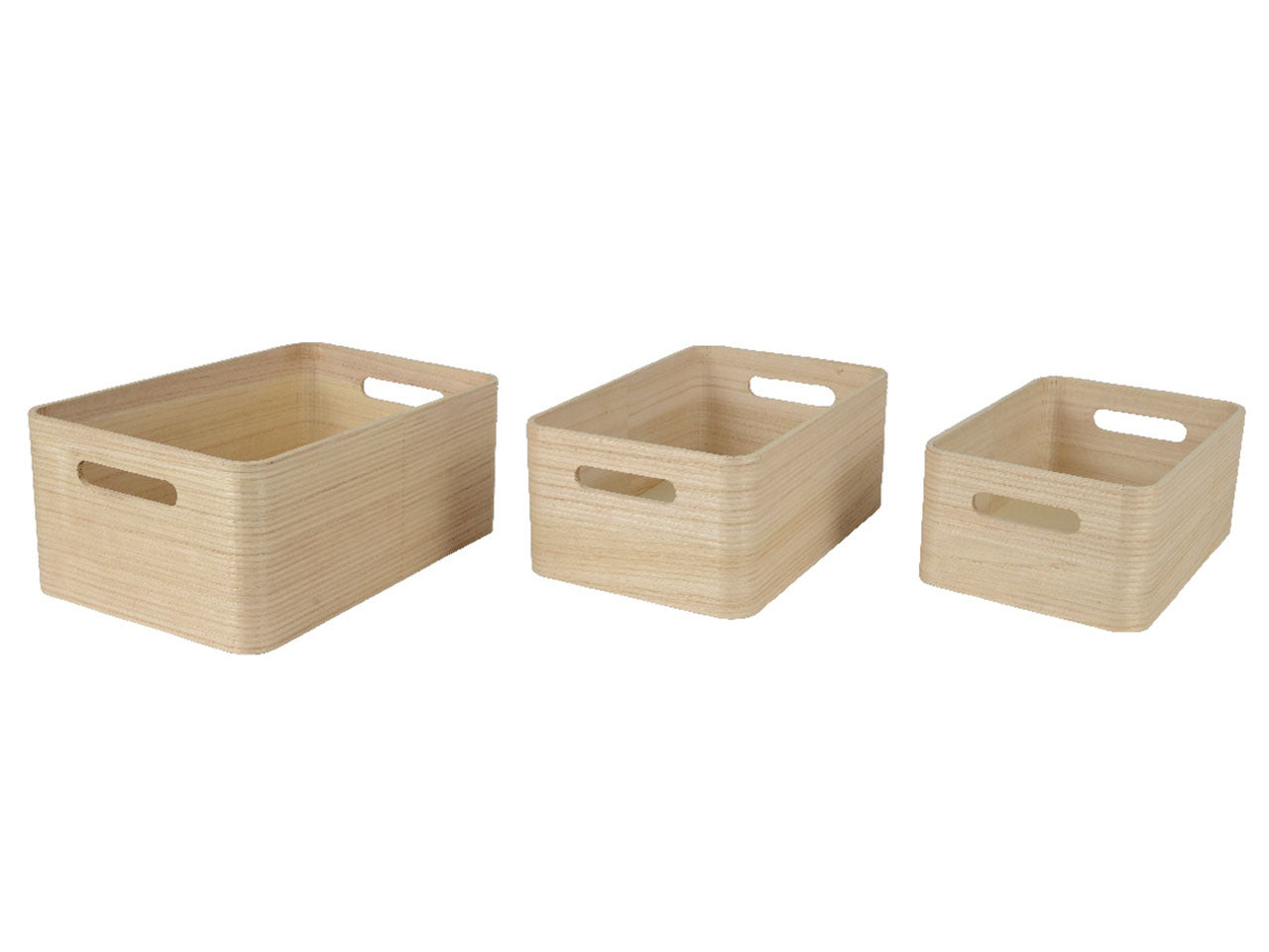 Contenitore in legno di paulownia misure 29x23cm x altezza 14cm