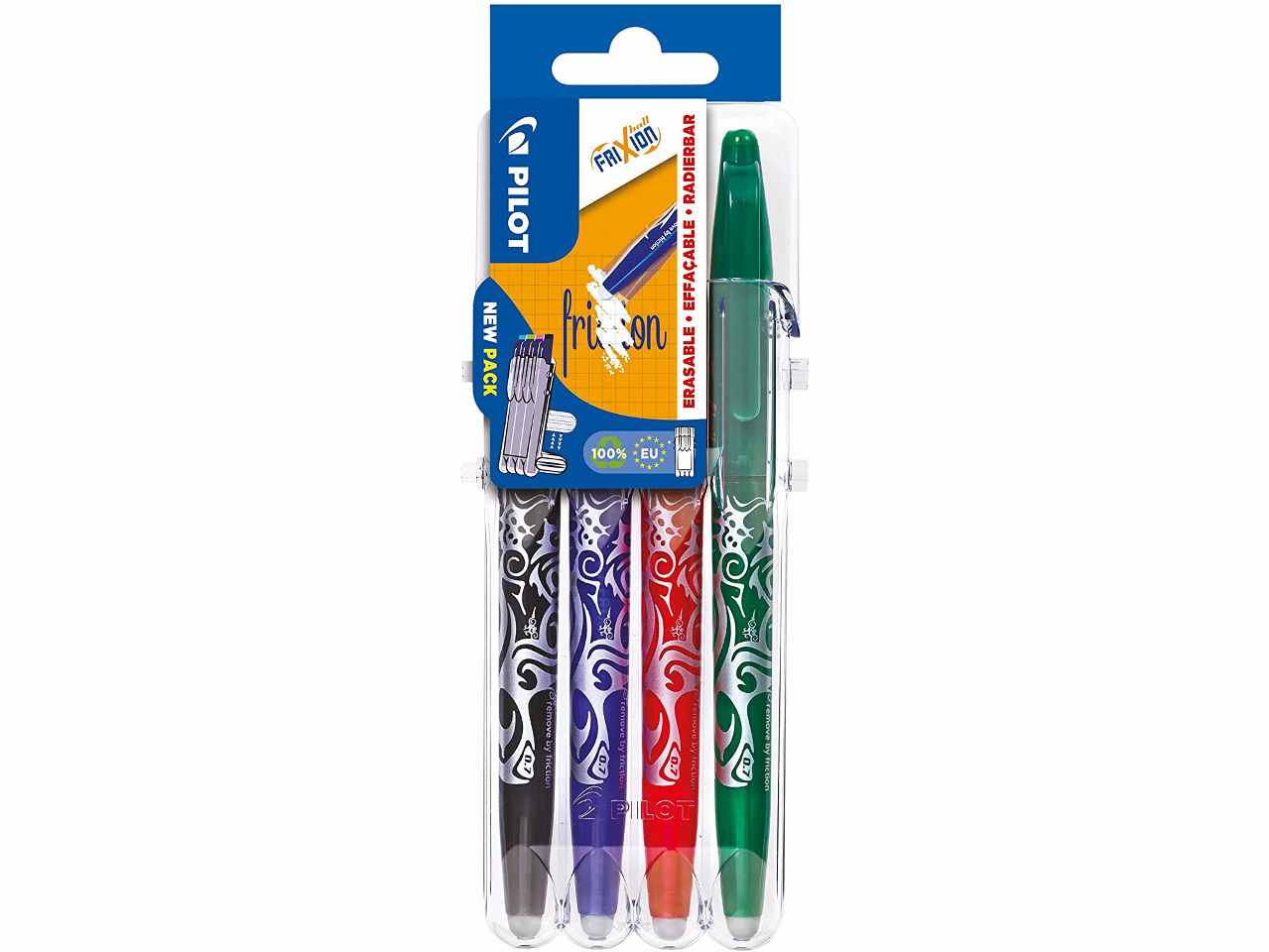 Pilot refill frixion 0,7 4 pezzi