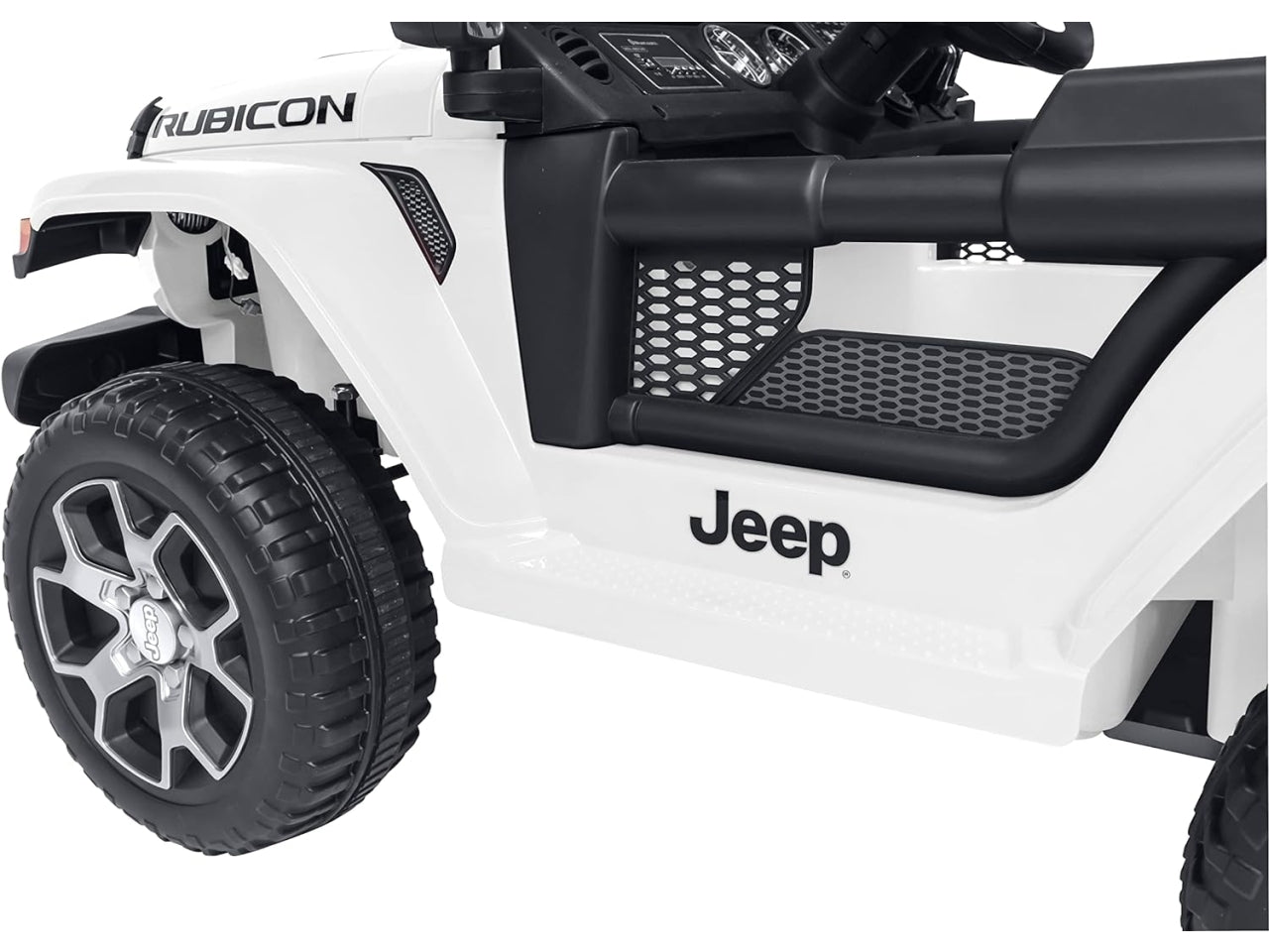 Auto radiocomandata Jeep Wrangler bianca 12V $