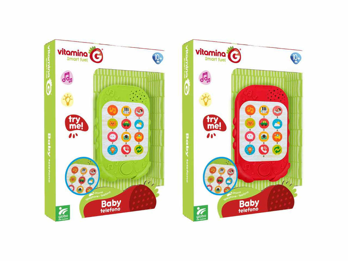 Vitamina G telefono cellulare batteria con luci e suoni
