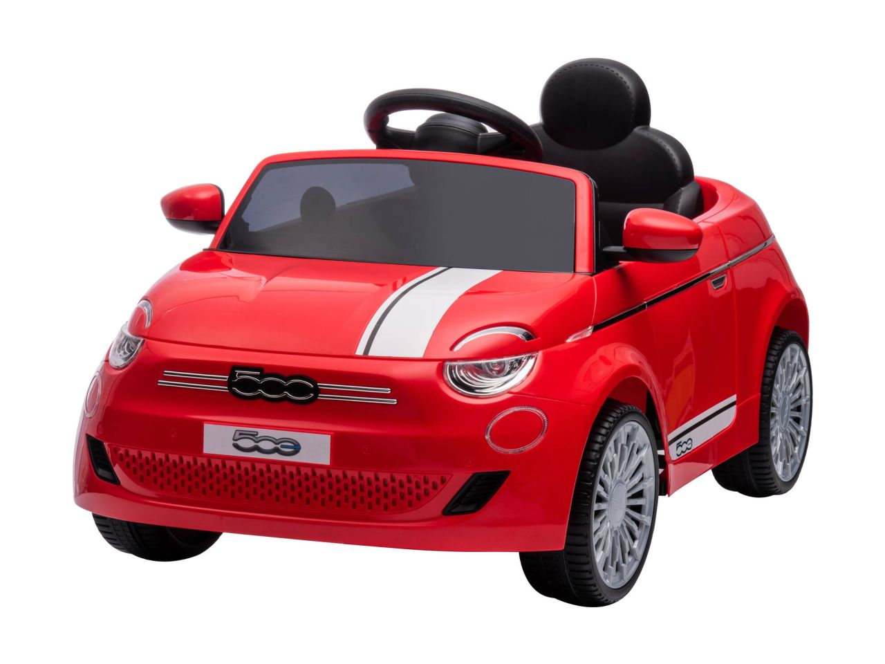 Auto elettrica fiat 500e rossa 12v 4,5ah con radiocomando 2,4ghz $