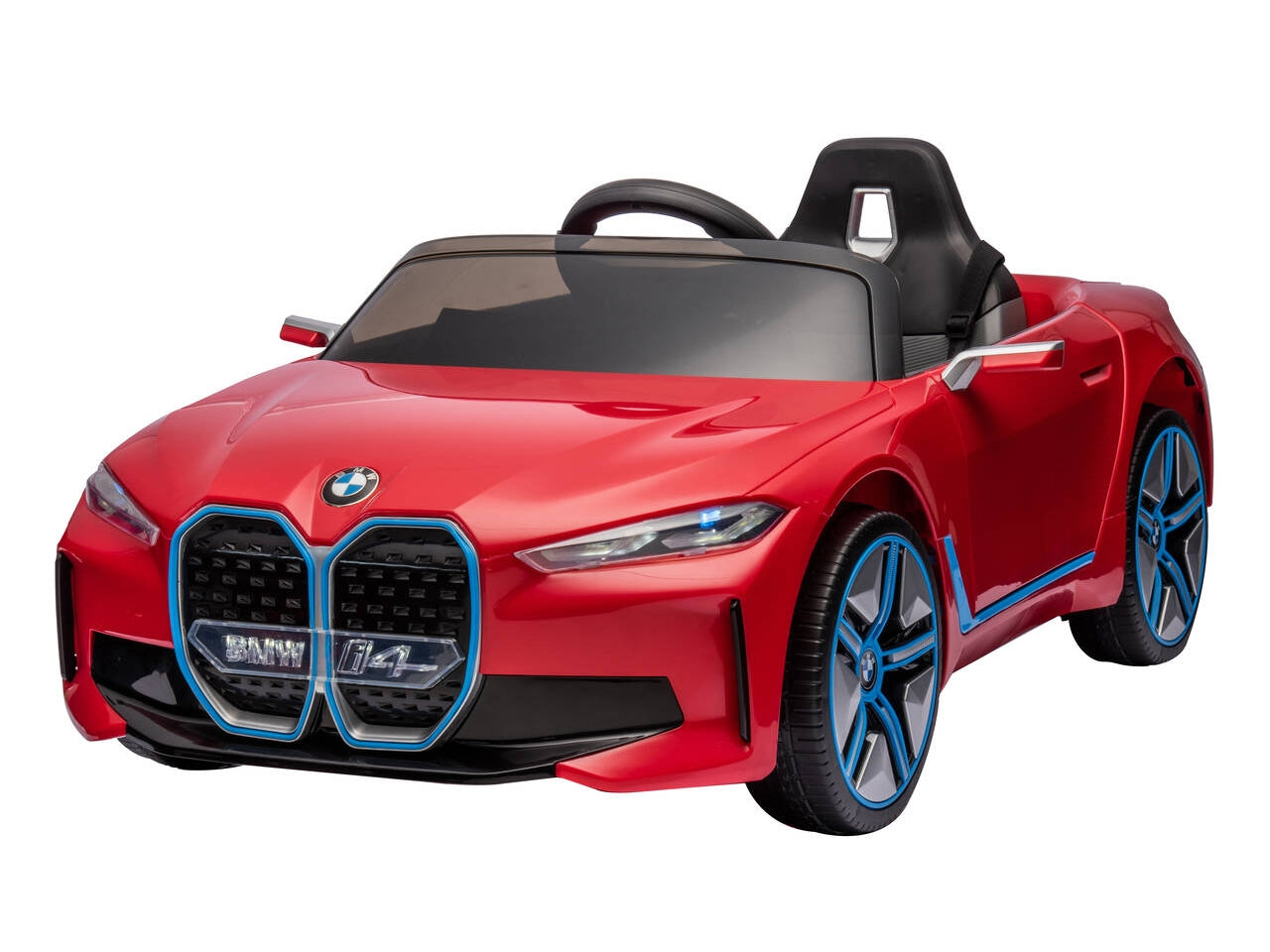 Auto elettrica bmw i4 12v 4,5ah radiocomandata 2,4ghz rossa $