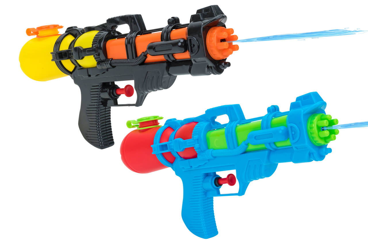 Pistola acqua spruzzo 26cm - disponibile in 2 colori