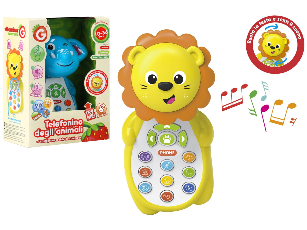 Vitamina G telefono animale con suoni e musiche