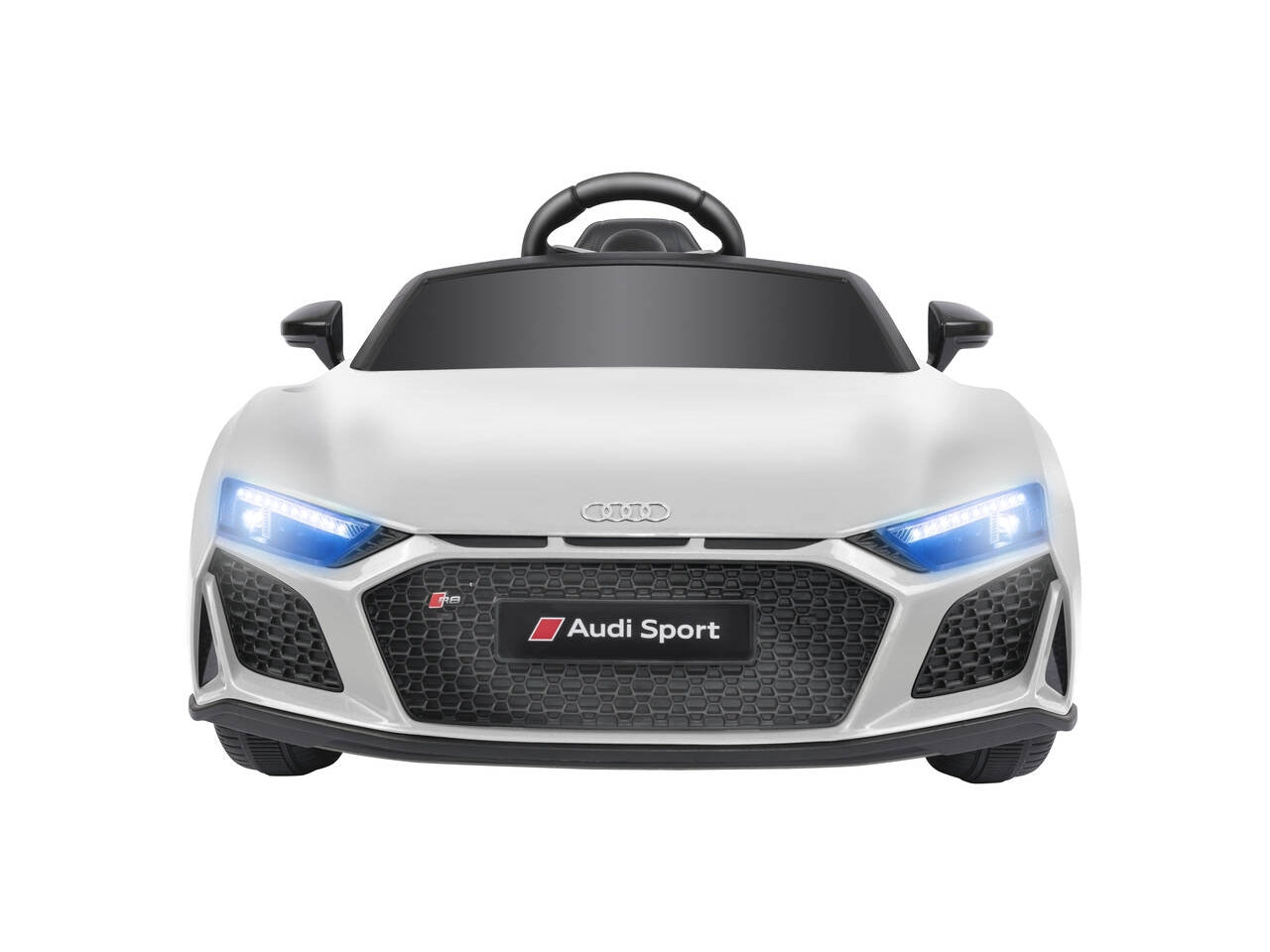Auto elettrica audi r8 spider bianca 12v 4,5ah $