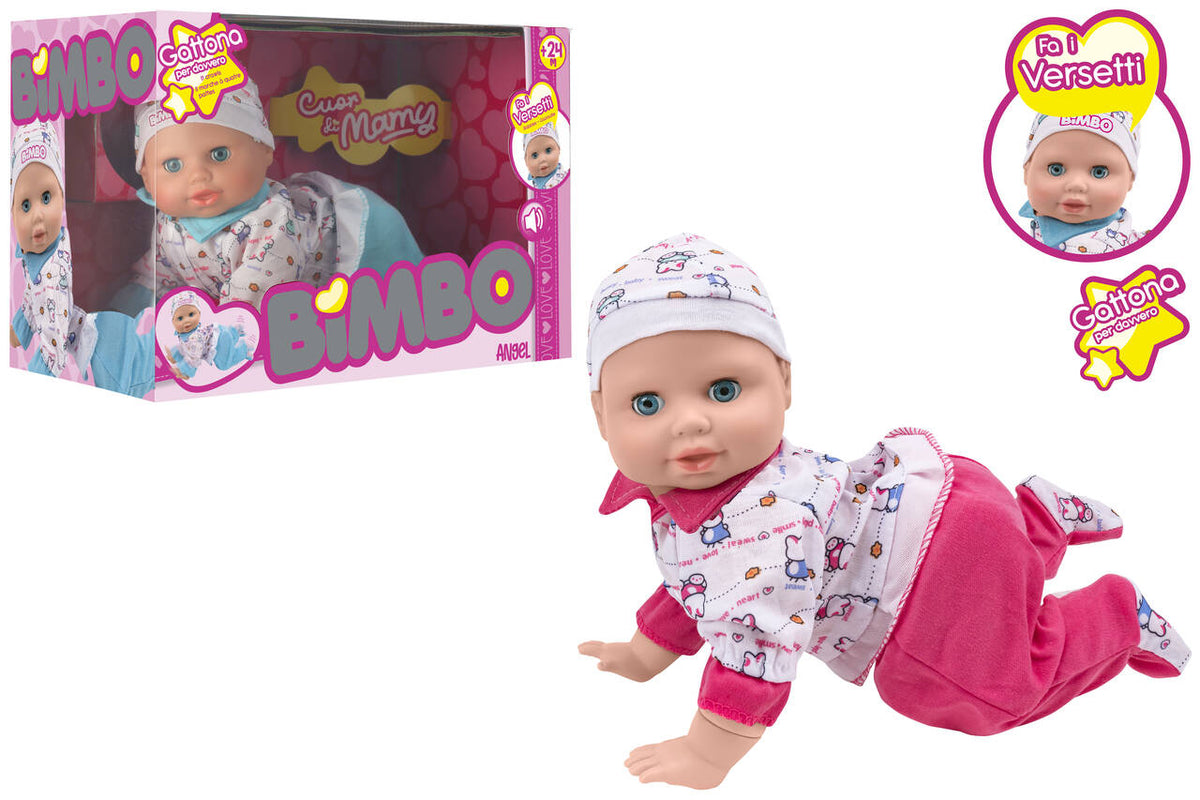 Bambola gattona 30cm con suoni