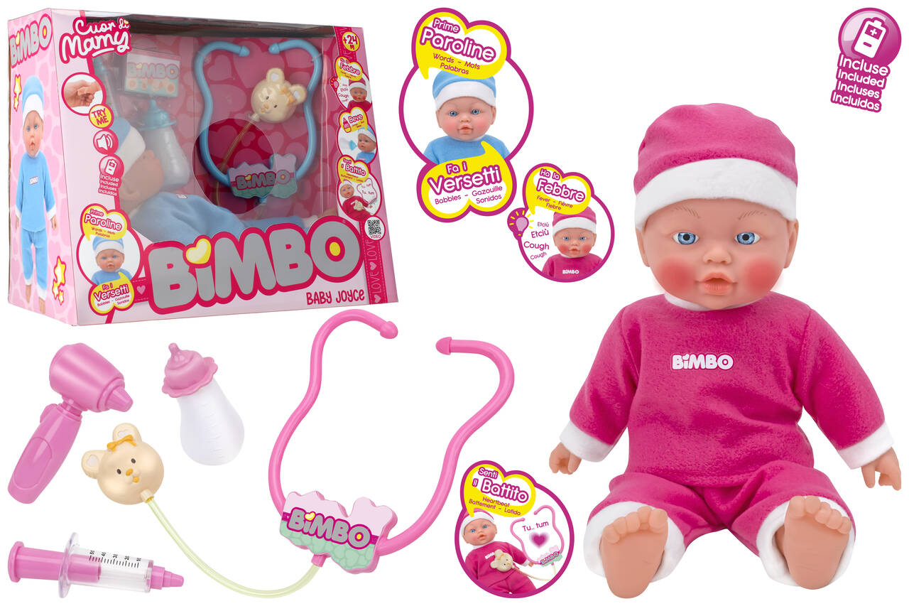 Bambolotto bua 38cm con luci e suoni