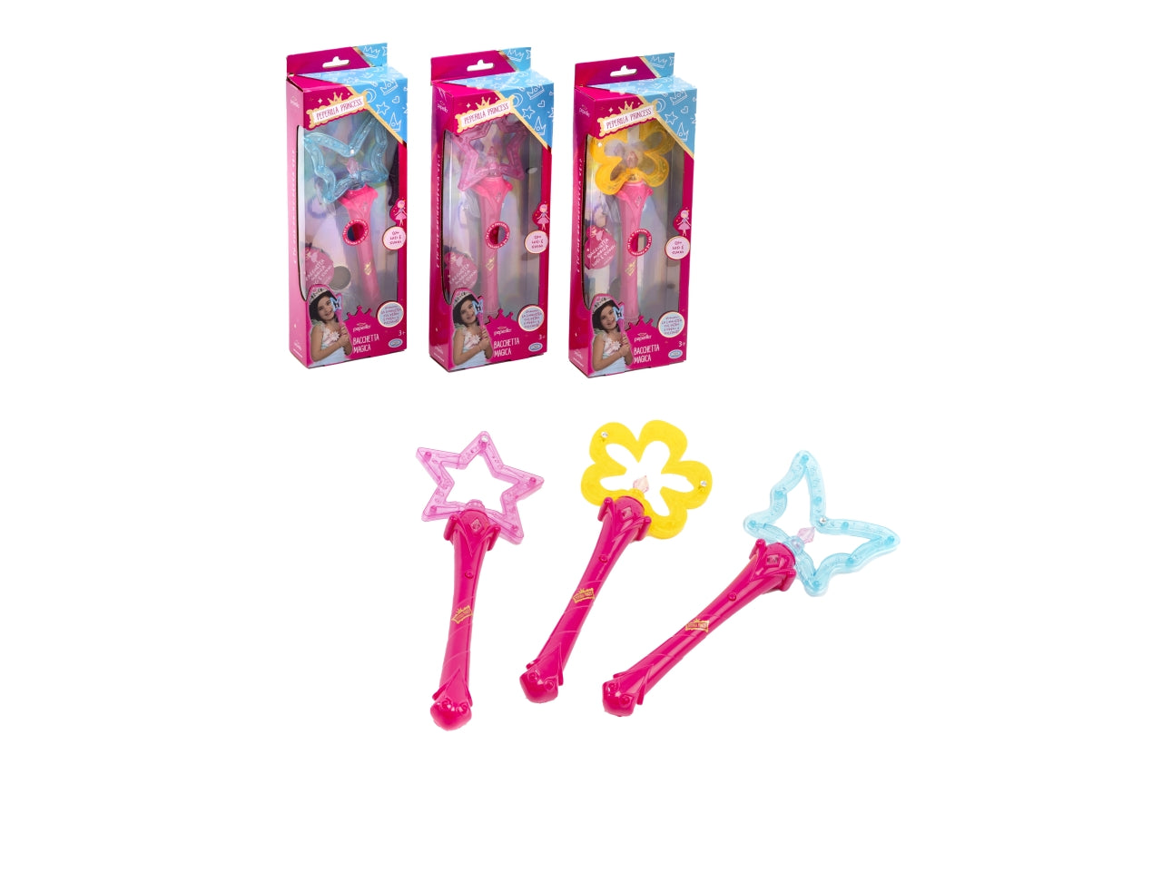 Peperilla princess - bacchetta magica con luci e suoni