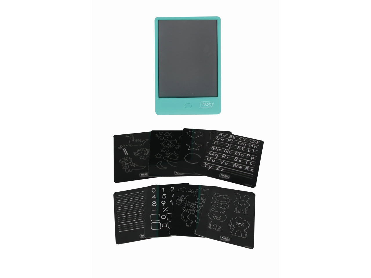 Maday - lavagnetta lcd con schermo trasparente da 8,5 pollici