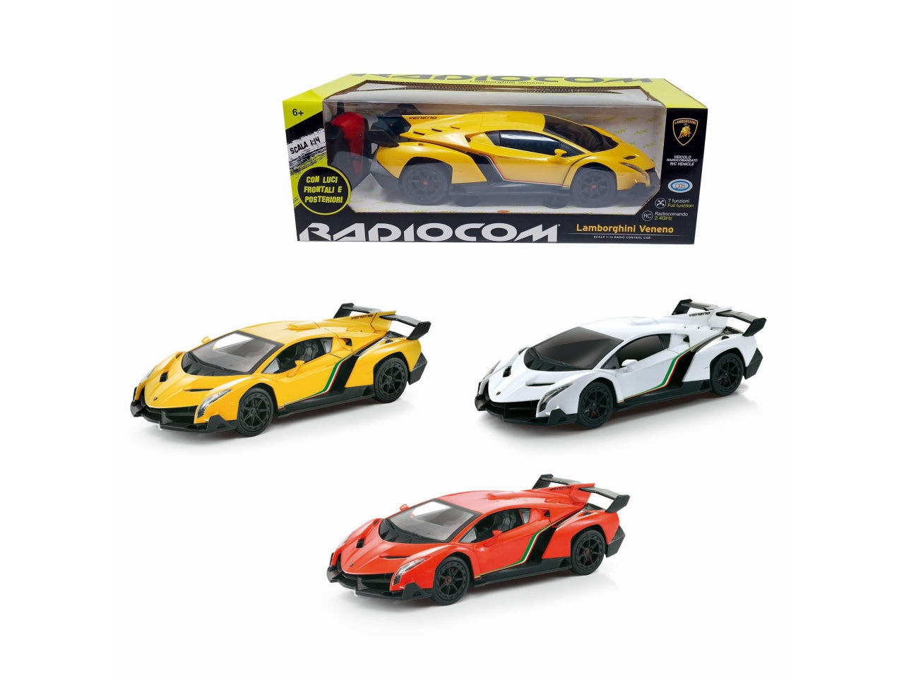 Radiocom - auto scala 1:14 licenza lamborghini radiocomandata