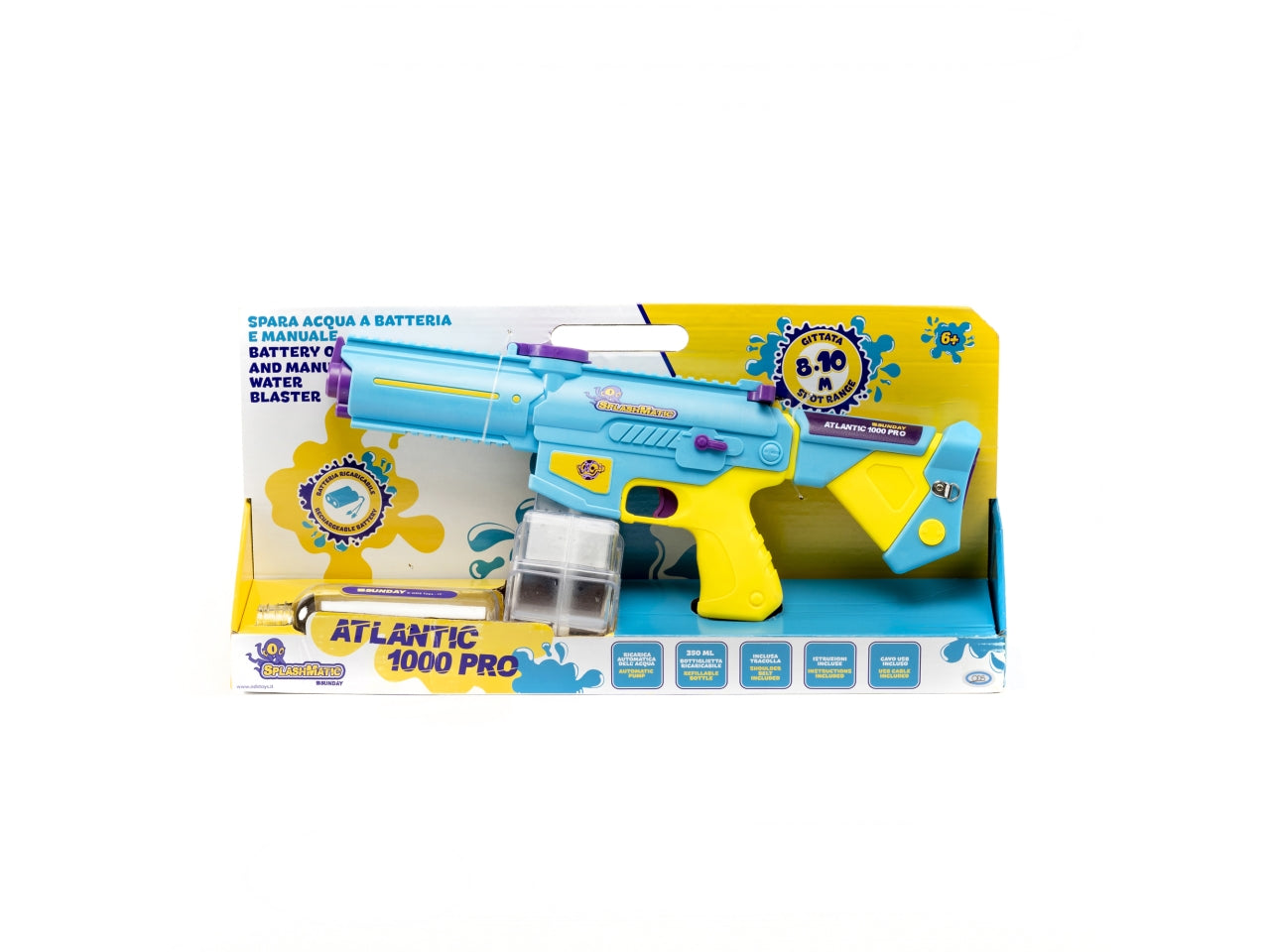 Splashmatic - atlantic 1000 pro fucile spara acqua a batteria