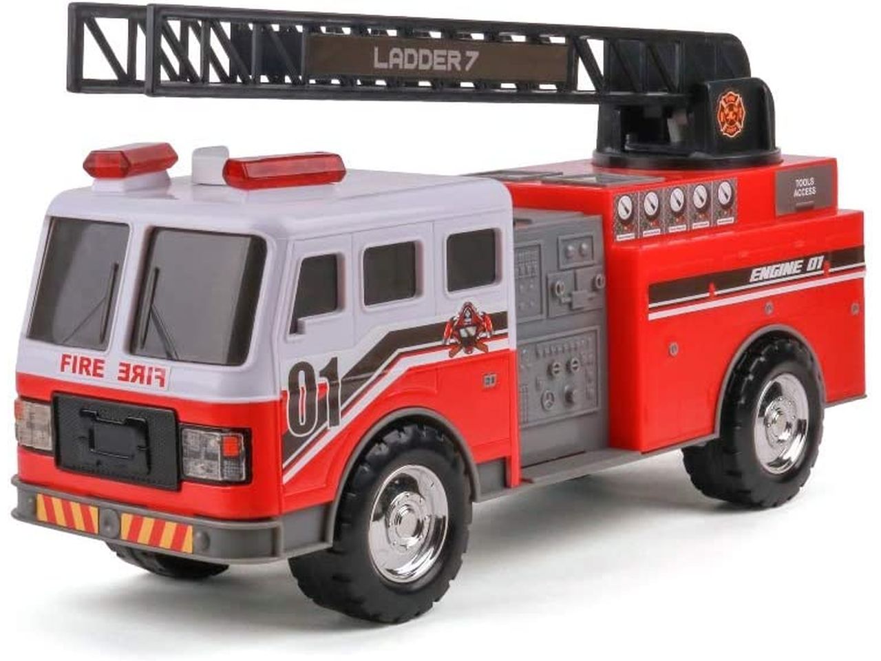 Mighty fleet fire engine motorized
