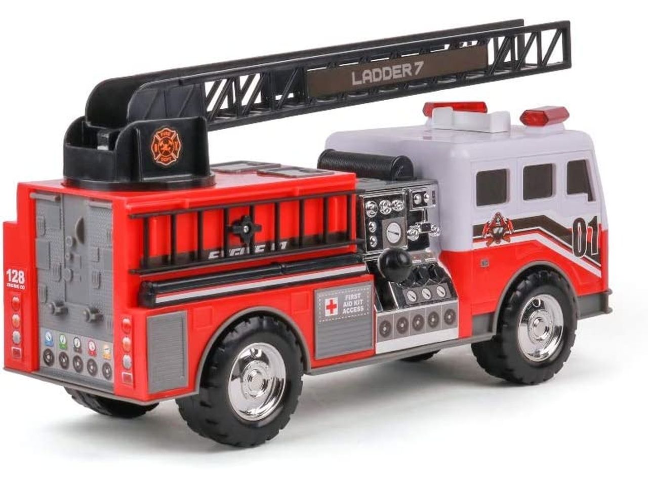 Mighty fleet fire engine motorized