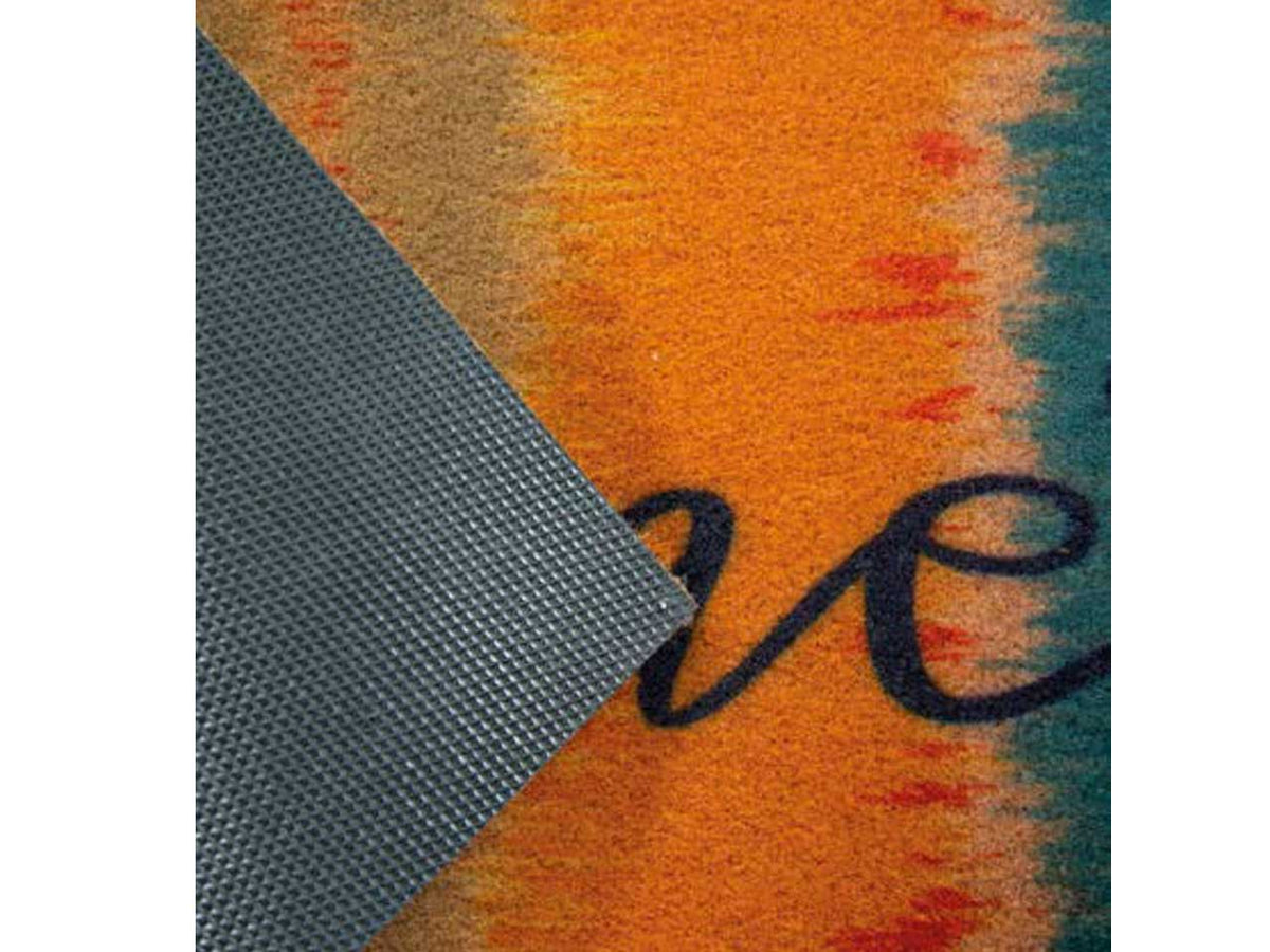 Zerbino in eco cocco multicolor per esterno 40x65 cm - Olivo Tappeti