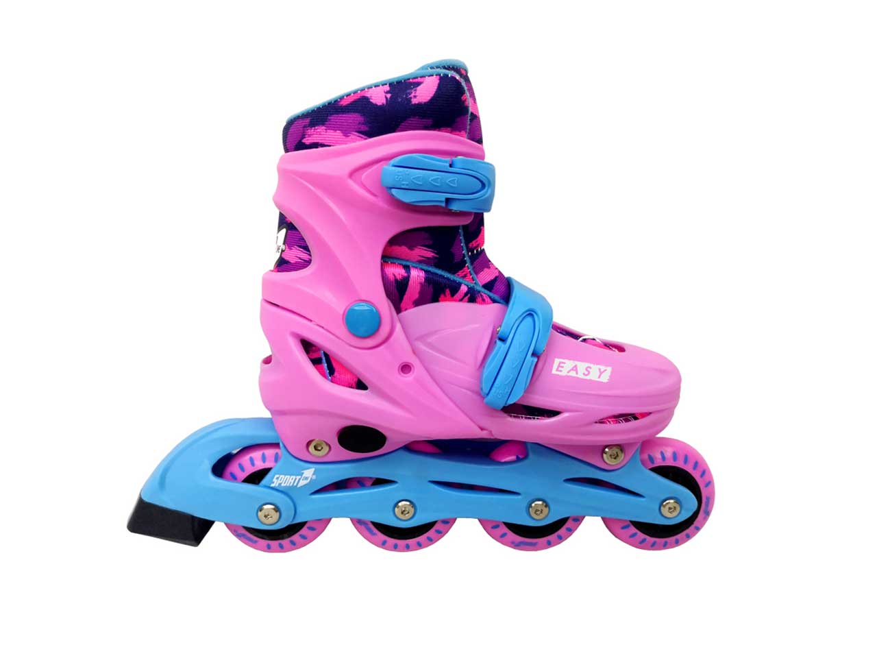 Pattini in-line 31/34 rosa 707400036