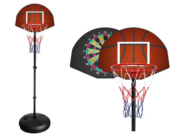Piantana basket 2 In 1 con bersaglio