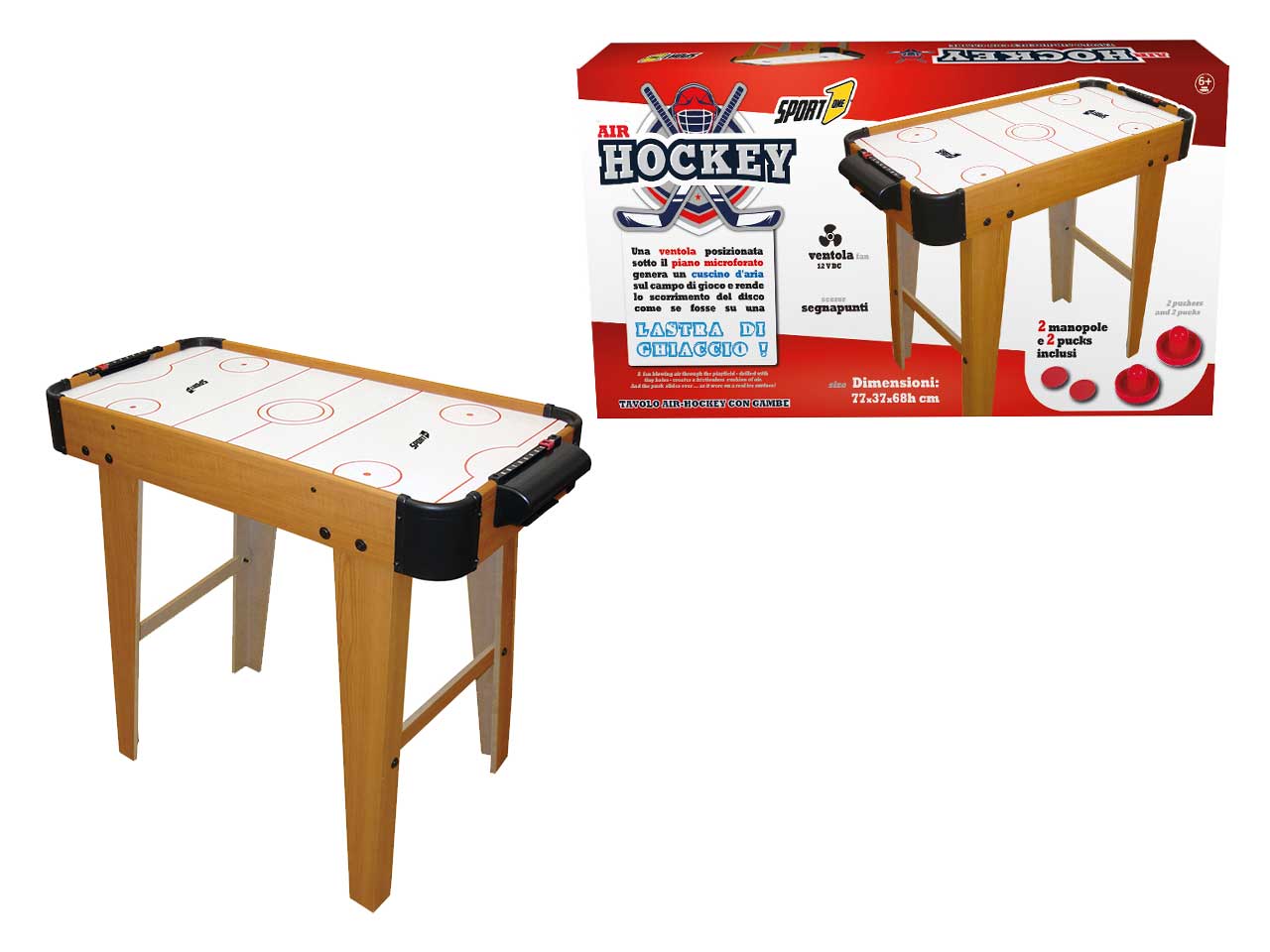 Air hockey compact c/gambe 706200321