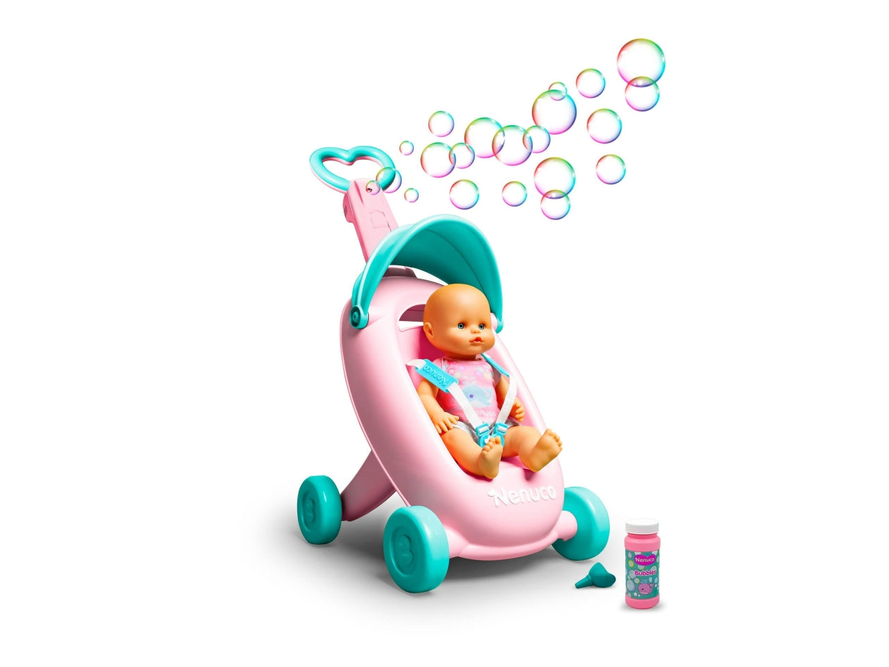 Nenuco Bubbles Trolley - Set con Accessori, Multicolor, EtÃ  2+, Famosa $