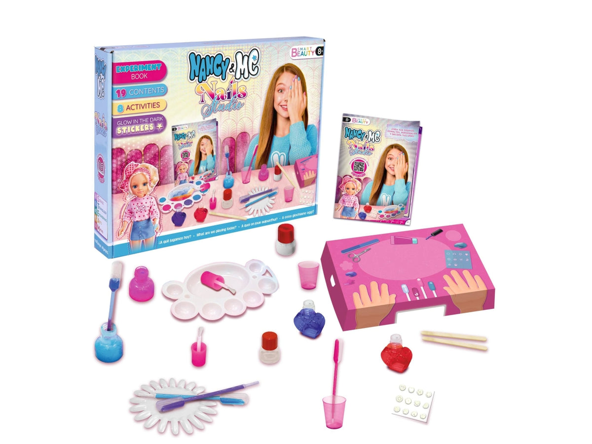 Set Creativo Nancy & Me Nails Studio, kit per manicure etÃ  8+ | Famosa $
