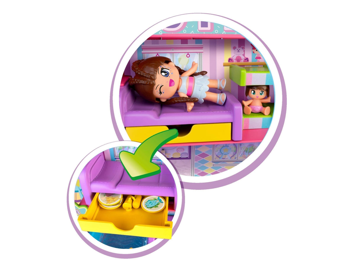 Pinypon 5 Star Hotel - Set con Accessori e 2 Personaggi, Multicolor, EtÃ  4+, Famosa $