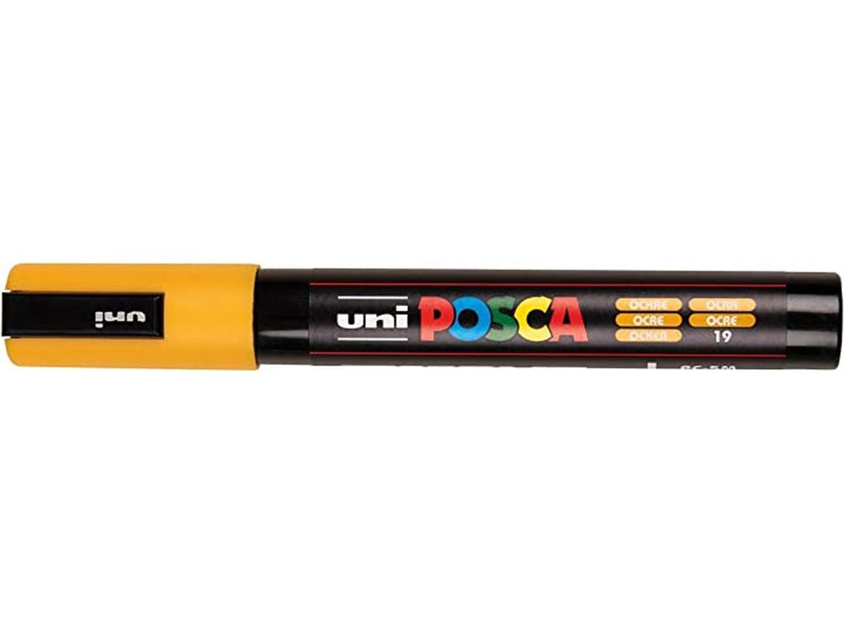 Marcatore uni posca medio color ocra