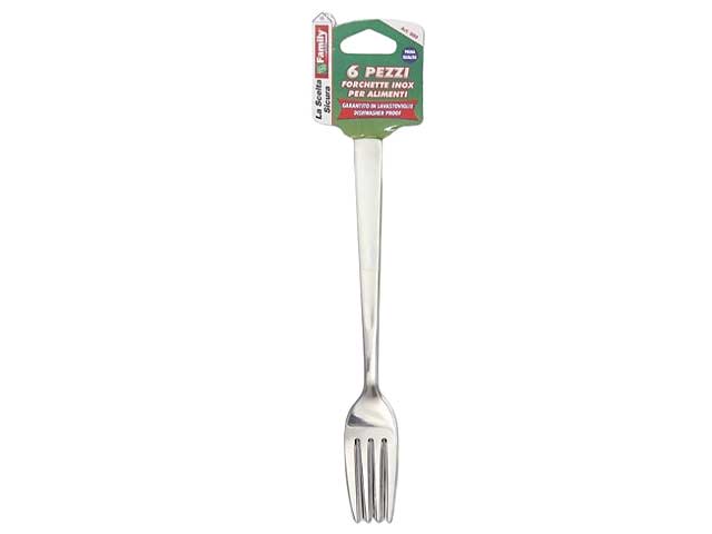Forchette 6 pezzi inox 989