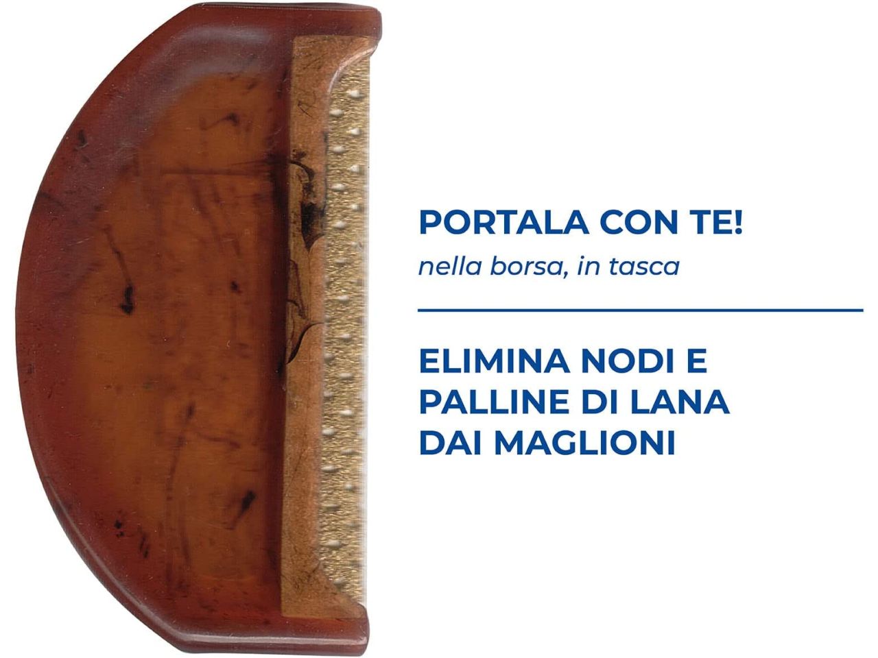 Spazzola spelukkina togli nodi