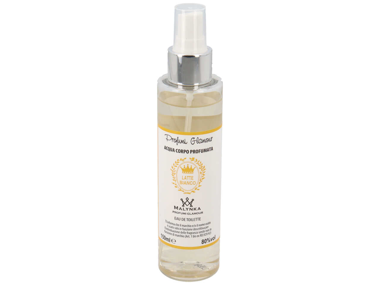 Acqua profumata 150ml unisex latte bianco $